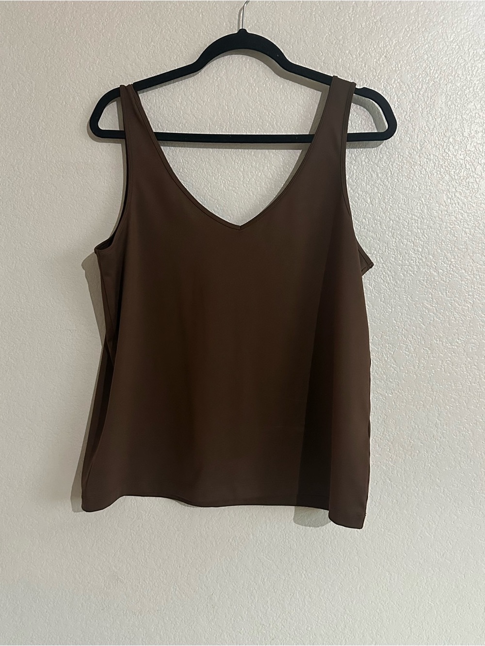 Banana Republic Natural Hues  Brown V-Neck Tank Top